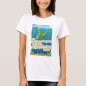 Turtle zegt... "Ik zal in de lee schoppen" T-shirt (Voorkant)