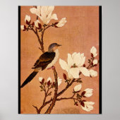 Turtledove op het Bloemen Branch_The Orient Poster (Voorkant)