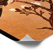 Turtledove op het Bloemen Branch_The Orient Poster (Hoek)