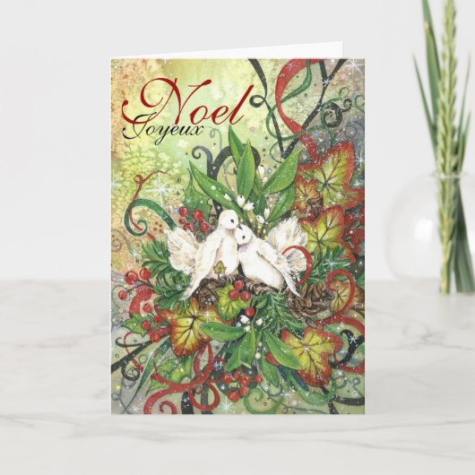 TurtleDoves & Deco Christmas Kaart (Voorkant)