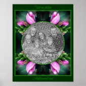 Turtlehead Flower Lijst Creëer Uw eigen foto Poster (Voorkant)