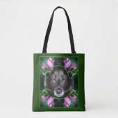 Turtlehead Flower Lijst Creëer Uw eigen foto Tote Bag (Voorkant)