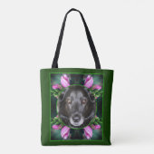 Turtlehead Flower Lijst Creëer Uw eigen foto Tote Bag (Achterkant)