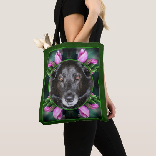 Turtlehead Flower Lijst Creëer Uw eigen foto Tote Bag (Dichtbij)