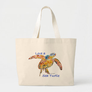 TurtleLove Grote Tote Bag