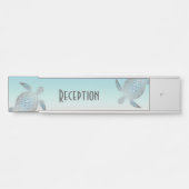 Turtles Beach Hotel Desk Name Bord Deurbordje (Voorkant)