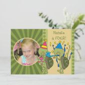 Turtles Gepersonaliseerd kinderen op zaterdag Kaart (Staand voorkant)