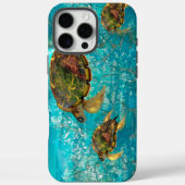 Turtles Glijden_Zee van Glas Case-Mate iPhone Case (Achterkant)