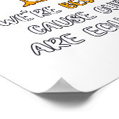 Turtles Green Ducks Quack Poster (Hoek)