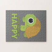 Turtles maken me gelukkig legpuzzel (Horizontaal)