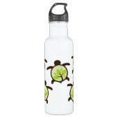 Turtles Organic Planet Aluminium Waterfles (Voorkant)