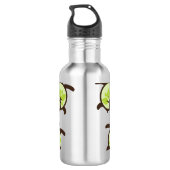 Turtles Organic Planet Aluminium Waterfles (Achterkant)