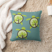 Turtles Organic Planet Custom Cotton Kussens (Deken)
