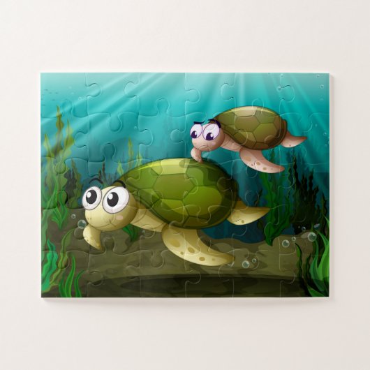 Turtles Spel Puzzel (Horizontaal)