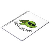 Turtley Coole Kerel Grappige Schildpad Pun Notitieboek (Linkerzijde)