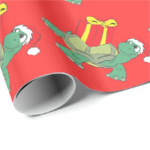 Turtley Feestelijke Verrukking: Vakantie cadeau Cadeaupapier (Rol Hoek)