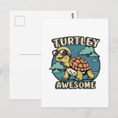 Turtley Geweldig Briefkaart (Voorkant / Achterkant)