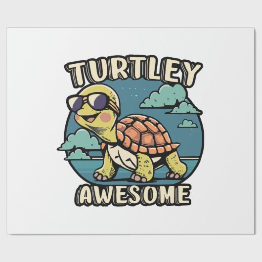 Turtley Geweldig Cadeaupapier (Vlak)