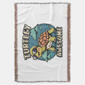 Turtley Geweldig  Deken (Voorkant Verticaal)