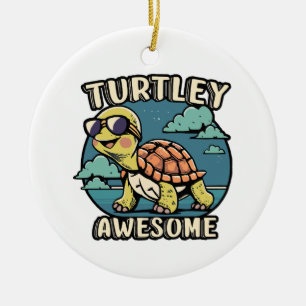 Turtley Geweldig Keramisch Ornament