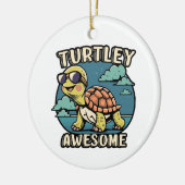 Turtley Geweldig Keramisch Ornament (Links)