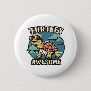 Turtley Geweldig Ronde Button 5,7 Cm