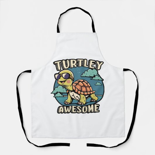 Turtley Geweldig Schort (Voorkant)