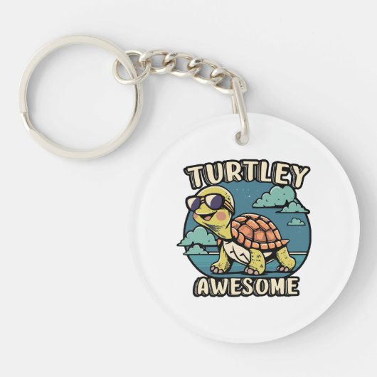 Turtley Geweldig Sleutelhanger (Voorkant)
