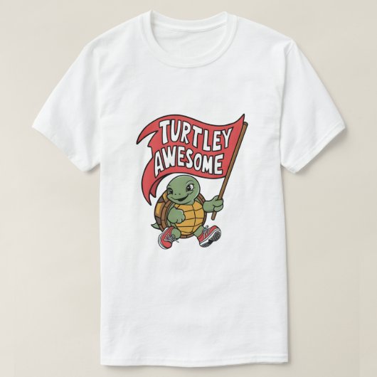 Turtley Geweldig T-shirt (Design voorkant)