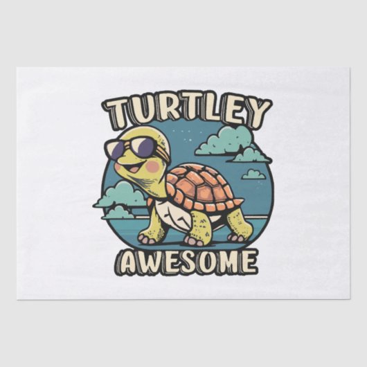 Turtley Geweldig Tissuepapier (Voorkant)