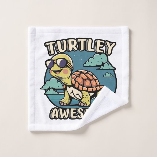 Turtley Geweldig  Washandje (Wasdoekje)