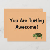 Turtley Geweldige Briefkaart (Voorkant / Achterkant)