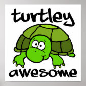 Turtley Geweldige Funny Poster (Voorkant)