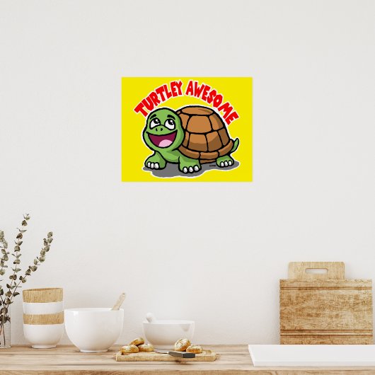 Turtley Geweldige Poster (Keuken)