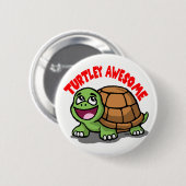 Turtley Geweldige Ronde Button 5,7 Cm (Voorkant /achterkant)