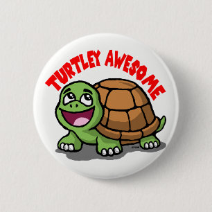 Turtley Geweldige Ronde Button 5,7 Cm