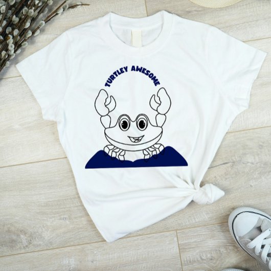 Turtley Geweldige! Schattige Turtle Design T-shirt