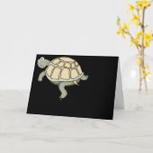 Turtley geweldige schildpad met blije verjaardagsk kaart (Gele Bloem)