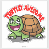 Turtley Geweldige Sticker (Vel)