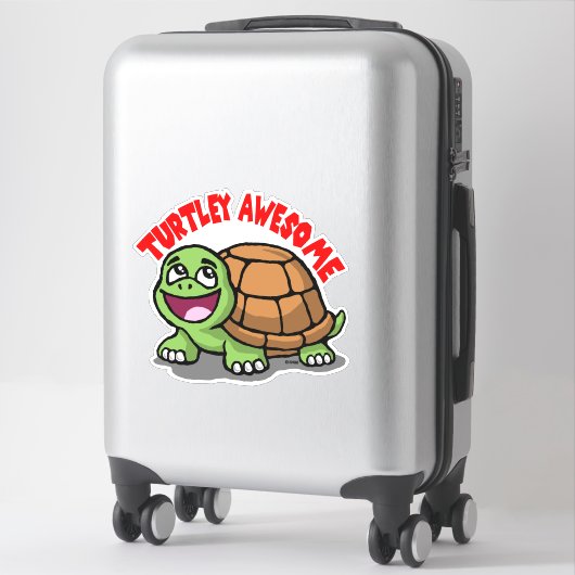 Turtley Geweldige Sticker (Koffer)