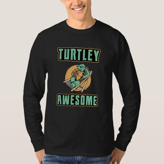 Turtley Geweldige Turtle Lover Turtles Funny Gift T-shirt (Voorkant)