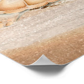 Turtley Geweldige Zee Turtle Ocean Zee Animal Art Poster (Hoek)