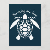 Turtley in Love Briefkaart (Voorkant)