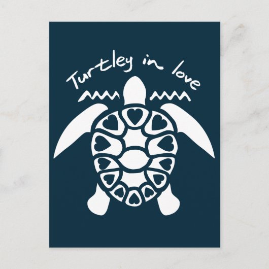 Turtley in Love Briefkaart (Voorkant)