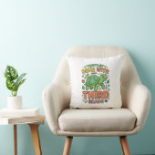 Turtley Klaar Met Derde Klas Schildpad School T-sh Kussen (Stoel)