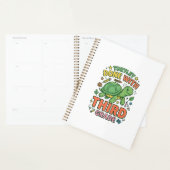 Turtley Klaar Met Derde Klas Schildpad School T-sh Planner (Display)