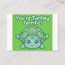 Turtley Prachtige Lunchbox Notitie — Aanmoedigings
