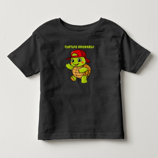 Turtley Schattig Kinder Shirts (Voorkant)