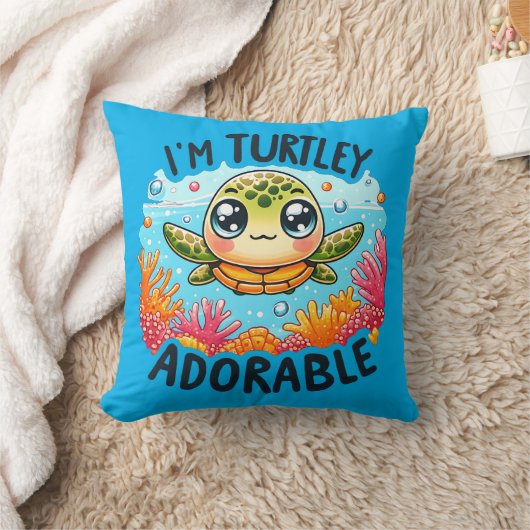 "Turtley Schattig" Kussen (Deken)