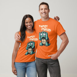 Turtley Stressed - Grappig Turtle Pun Design T-shirt